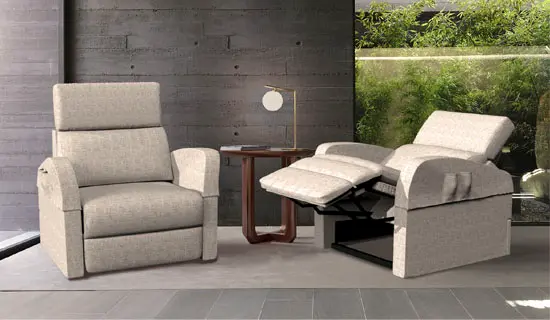 Sillón con asiento relax motorizado