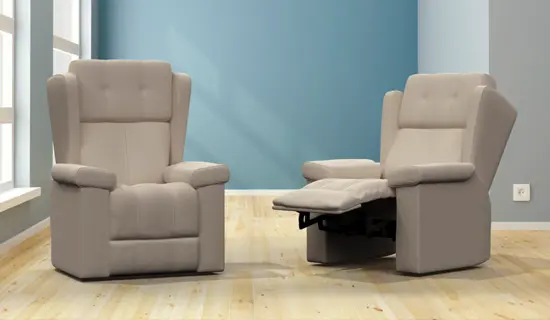 Sillón con asiento relax motorizado y elevacion para mayores