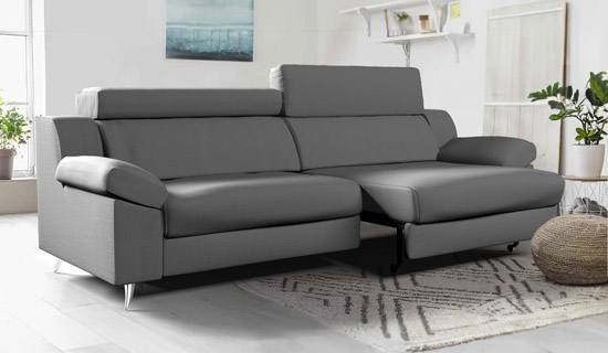 sofa de dos plazas deslizantes