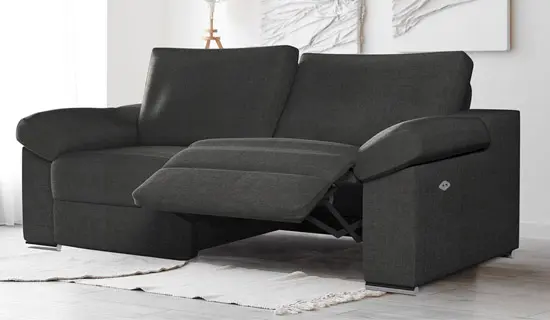 sofa de 2 plazas y asientos relax motorizados