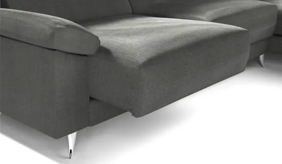 Detalle de asiento deslizante