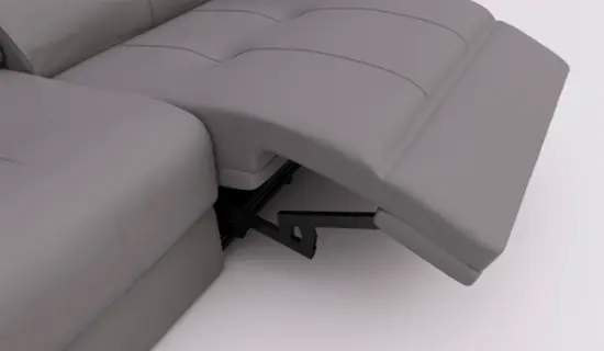 Detalle de asiento relax motorizado